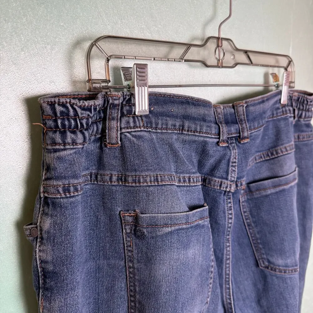 Catherine's Right Fit Curvy Jean Plus Stretch Denim Med Wash Straight Leg 16WP